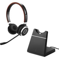 Jabra Evolve 65 UC Stereo Headset with Charging Stand