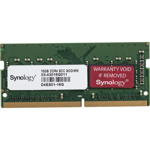 Synology 16GB (1x16GB) Memory Module for Models DS3622xs+ DS2422+ DS1522+ RS822+ RS822RP+ DS923+ DS1823xs+