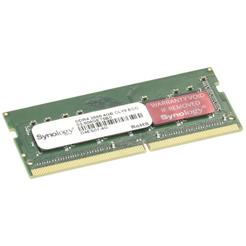 Synology 4GB (1x4GB) DDR4 ECC Unbuffered SODIMM for DS1621+ DS1821+ RS1221+ RS1221RP+
