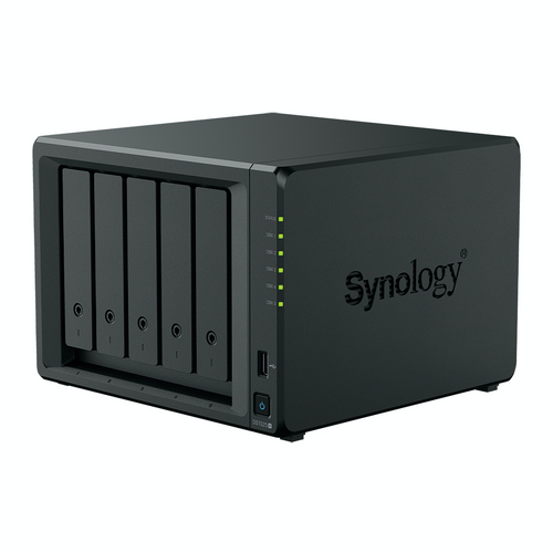 Synology DiskStation DS1525+ 5-Bay NAS LFF/SFF Diskless Desktop Tower AMD Ryzen V1500B 4-Core 2.2GHz 8GB
