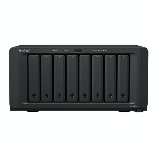 Synology DiskStation DS1823xs+ 8-Bay + 2xNVMe NAS LFF/SFF Diskless Desktop Tower AMD Ryzen V1780B 4-Core 3.35GHz 8GB