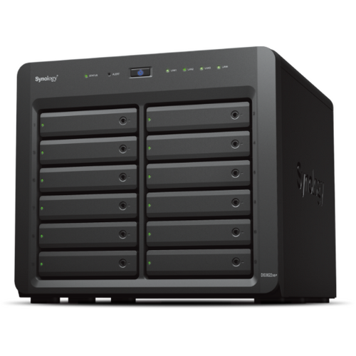 Synology DiskStation DS3622xs+ 12-Bay NAS LFF/SFF Diskless Desktop Tower Intel Xeon 6-Core 2.2GHz 16GB