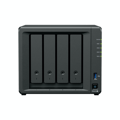 Synology DiskStation DS425+ 4-Bay NAS LFF/SFF Diskless Desktop Tower Intel Celeron J4125 4-Core 2.0GHz 2GB
