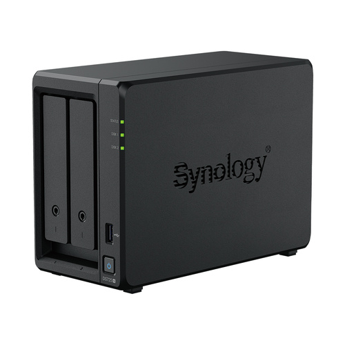 Synology DiskStation DS725+ 2-Bay NAS LFF/SFF Diskless Desktop Tower AMD Ryzen R1600 2-Core 2.2GHz 4GB