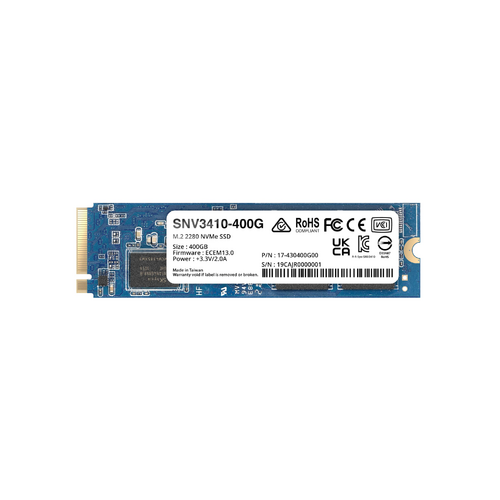 Synology 400GB M.2 NVMe SSD M.2 2280 SNV3000