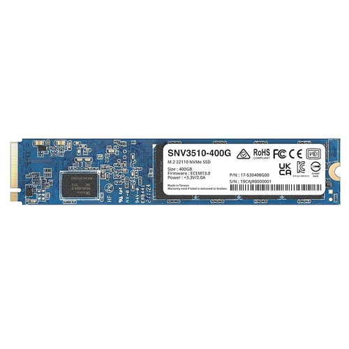 Synology 400GB M.2 NVMe SSD M.2 22110 SNV3510